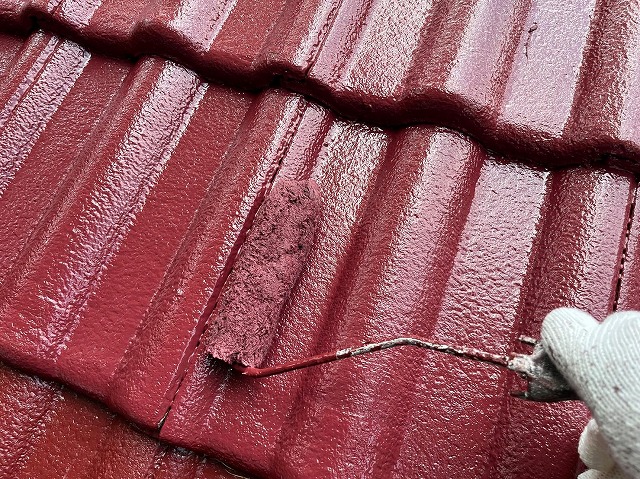 鳴沢村　屋根塗装工事